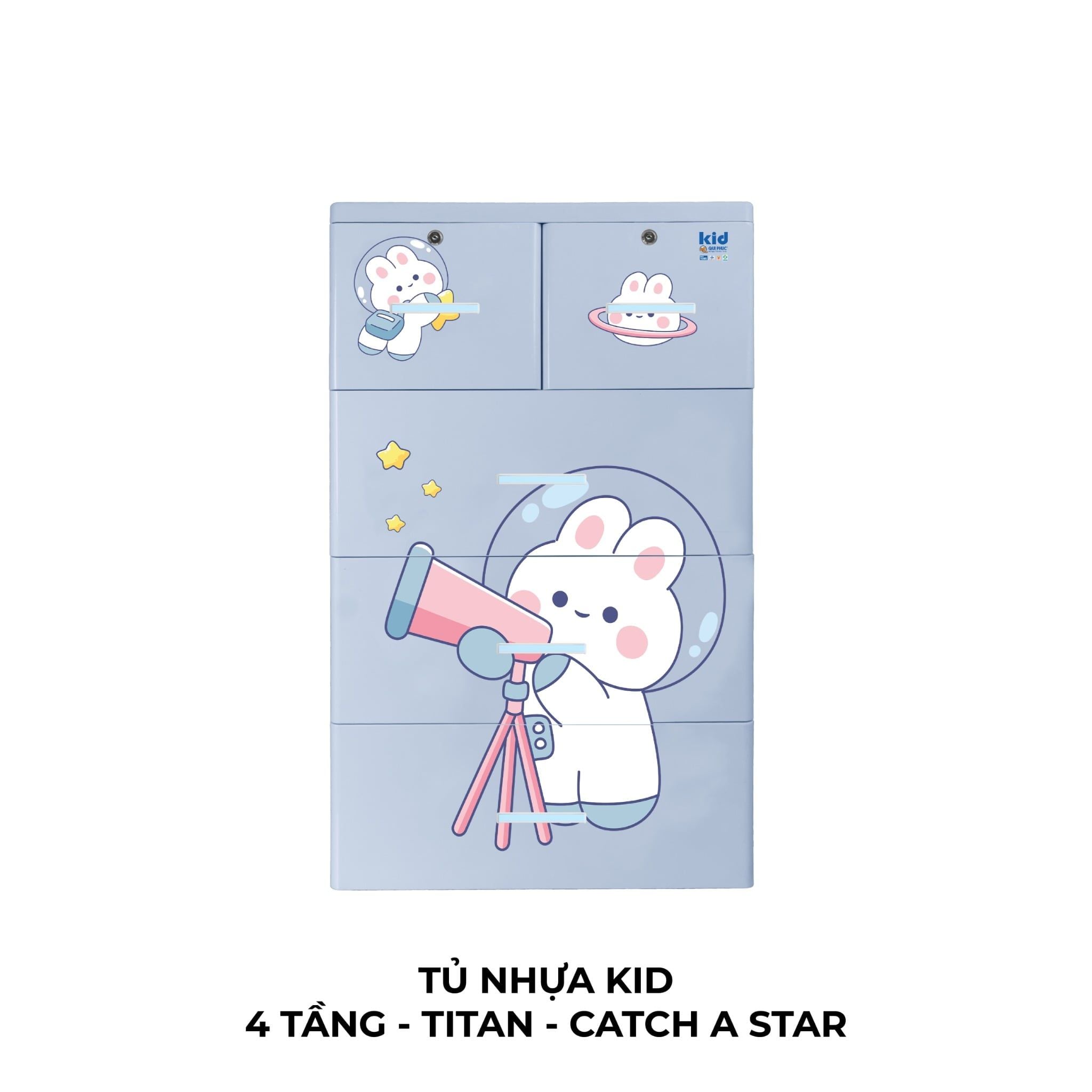 Tủ nhựa KID 4 tầng - Ảnh 5